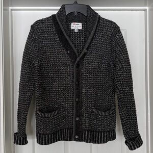 Rag & Bone Men’s Small Wool Cotton Knit Cardigan Gray Button Front